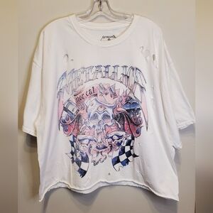 35. Distressed Metallica Graphic T-Shirt